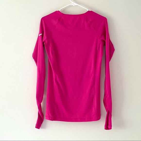 Pink Nike Dryfit Long Sleeve Top - Picture 2 of 4